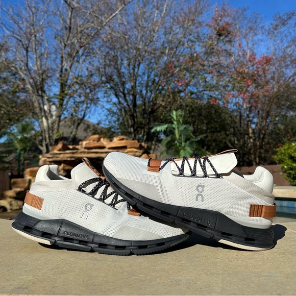 On Running Cloudnova White Pecan - Size 14 Men’s - Picture 2 of 9